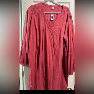Old Navy large terracotta dress